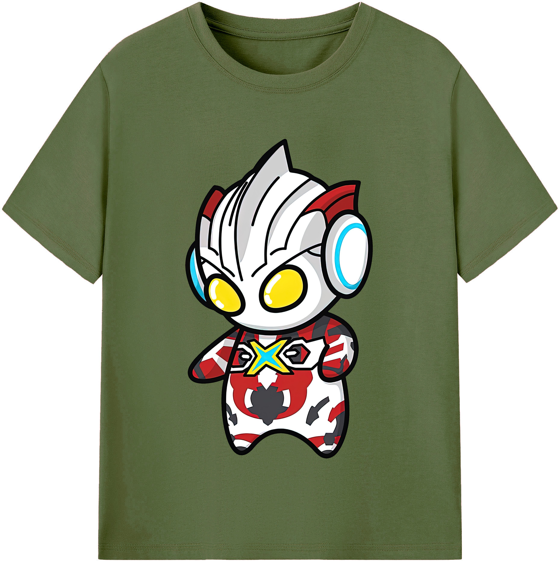 （画像用） ウルトラマン Ultraman 綿100％半袖Tシャツ（フロントプリント）